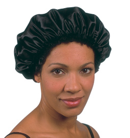 Gold Satin Lace Bonnet